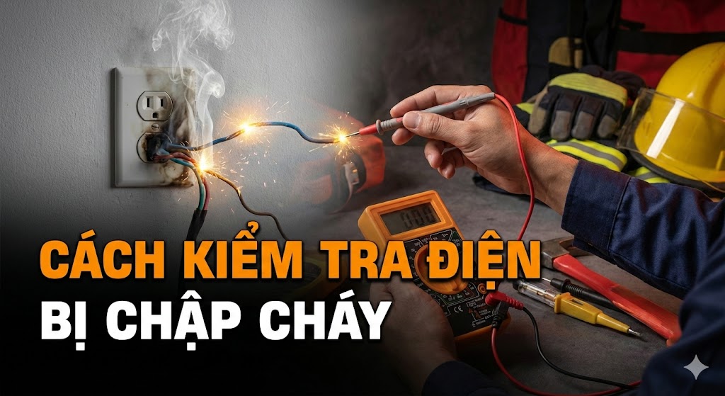 Cách kiểm tra điện bị chập cháy