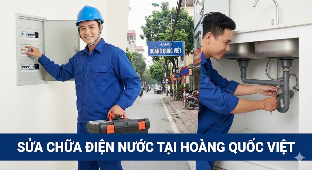Sửa chữa điện nước tại Hoàng Quốc Việt 【Gọi 0358 107 856】