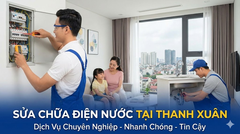 Sửa chữa điện nước tại Thanh Xuân chỉ từ 70K【GỌI LÀ CÓ MẶT】
