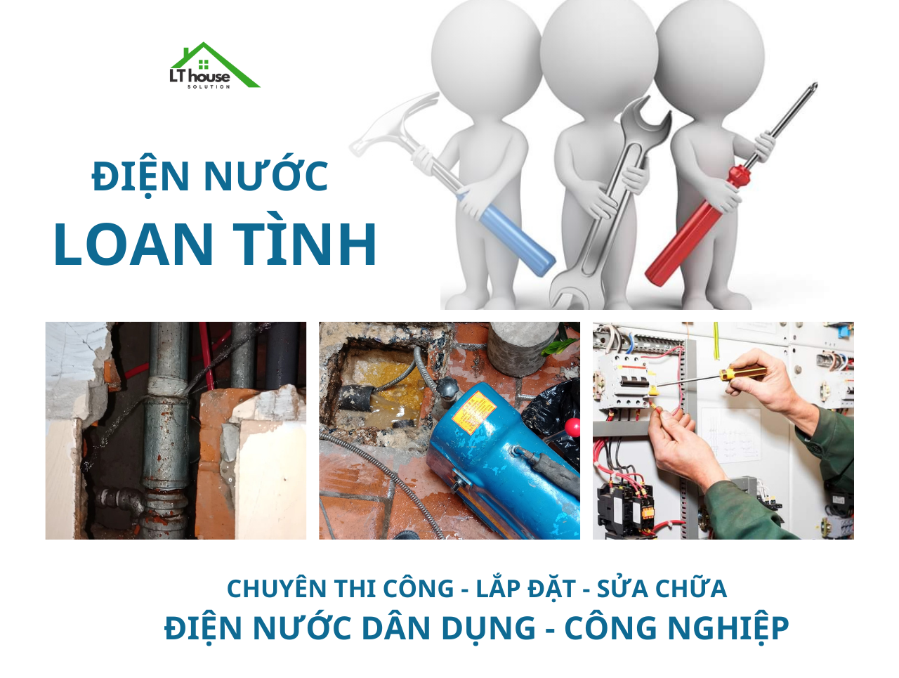 Địa chỉ thi công - sữa chữa điện nước giá rẻ