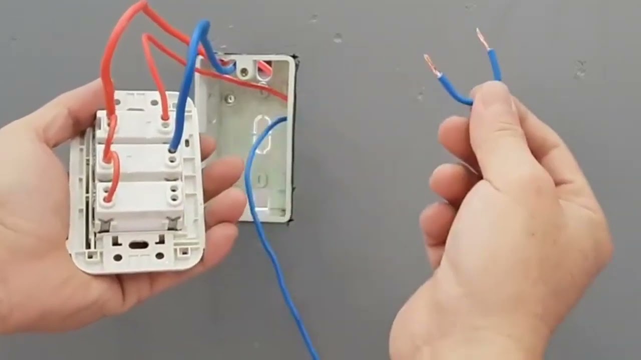 Cách lắp ổ điện âm tường đúng kỹ thuật 【Có Video Hướng Dẫn】